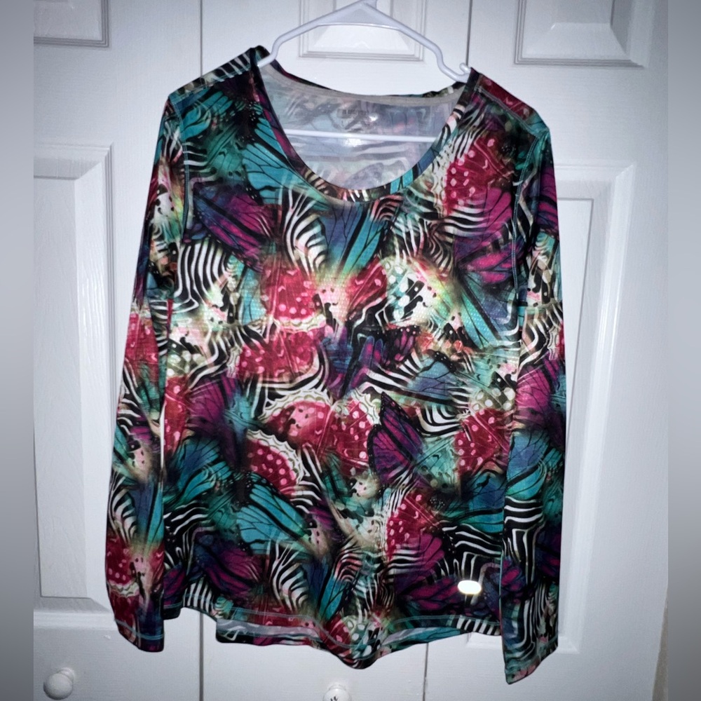 Reel Legends blouse multi color size L for lady